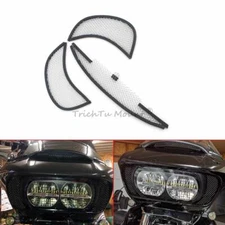 Chrome Fairing Vent Screen Diamond Mesh For Harley Road Glide FLTR 2015-2024 23