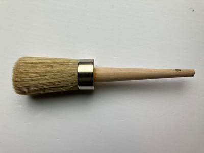 VERY RARE 3 7/8'' Extra Large Oval Artist's Varnish, Stencil/ Stipple Brush