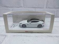 Mini car 1/43 TSM model Jaguar F type white model car