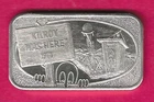 KILROY WAS HERE  .999 SILVER ART BAR