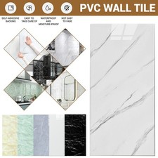 1-50PCS Marble Peel and Stick Backsplash Waterproof 23.6" 11.8" Wall Panels