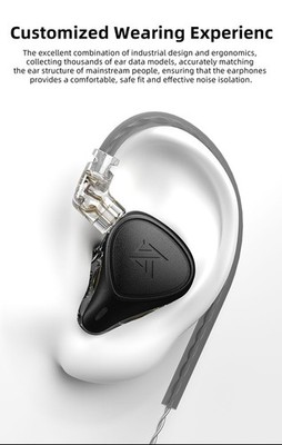 KZ-ZEX PRO 3.5mm Wired In-Ear Electrostatic Earphones Earbuds Headphones IEMs