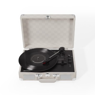 Crosley Cruiser Plus Portable Turntable with Bluetooth- Almond Checkerboard