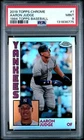PSA 9 mint 2019 TOPPS CHROME 1984 TOPPS BASEBALL 1 AARON JUDGE Yankees all rise