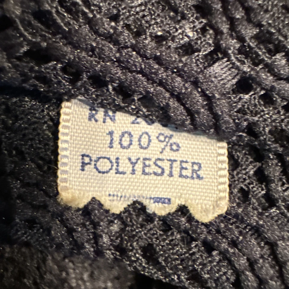 Corbata de Colección Años 50 60 Cavalier Para Hombre Corbata Bordada Loca - Difícil de Encontrar RARA Negra Foto 4 de 4