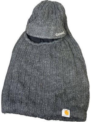 Carhartt Herren Rippstrick Sturmhaube One Size Grau Warm Winter