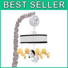 Musical Crib Mobile with Snoopy  Woodstock