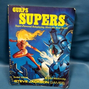 VTG 1991 GURPS Supers Second Edition Loyd Blankenship Steve Jackson Games RPG