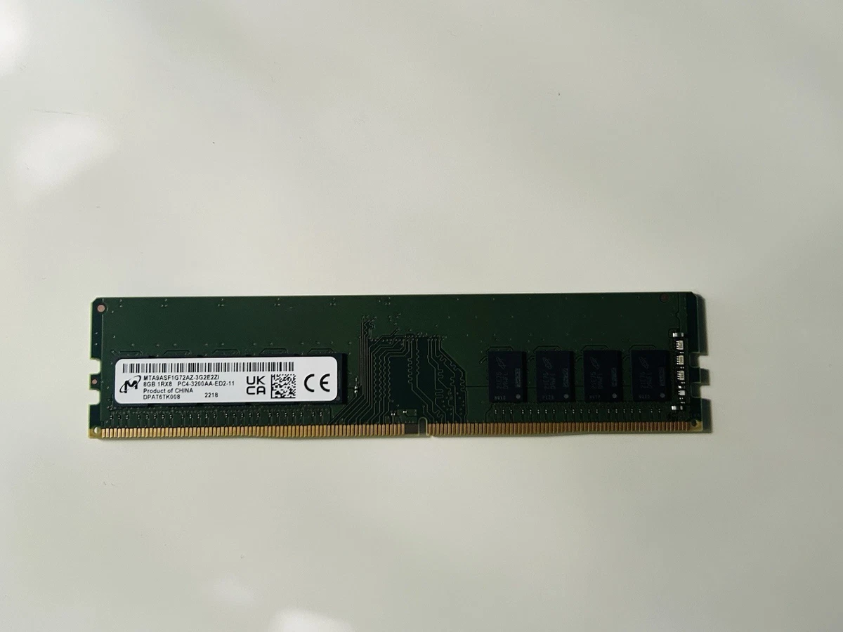 Micron 8GB Computer DDR4 SDRAM with 1 Module for sale | eBay