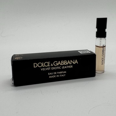 Dolce Gabbana Velvet Exotic Leather Eau De Parfum 1.5ML Sample Spray