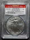 2020 S American Silver Eagle PCGS MS70 Emergency Issue - First Strike ASE $1 NR