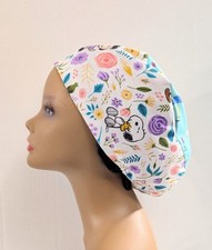 Scrub Cap, Surgical Hat, Euro Scrub Cap, European, Snoopy