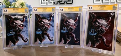 Absolute Batman #15 *REMARK SIGNATURE COMPLETE SET OF 4 MIKE MAYHEW* CGC 9.8 SS