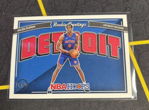 Jalen Duren #13 2022 Panini Hoops Rookie Greetings card