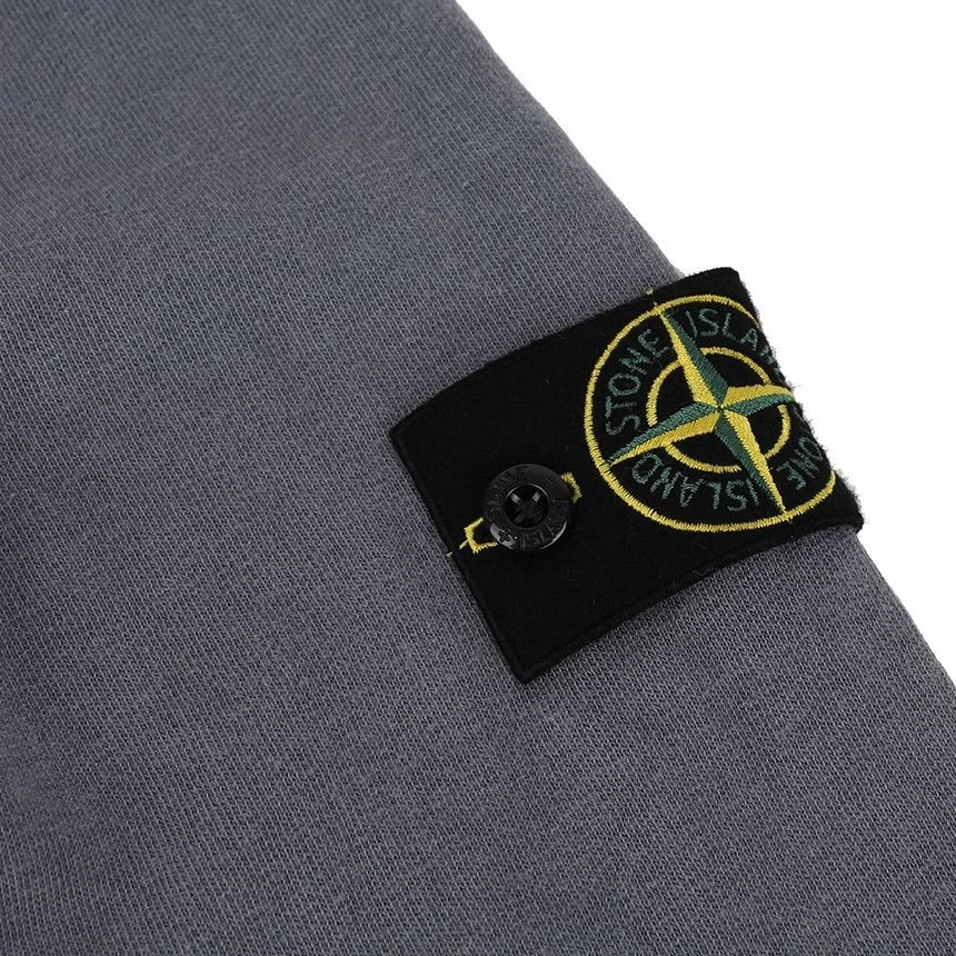 Felpa girocollo Stone Island Slub AVIO BLU 136058312