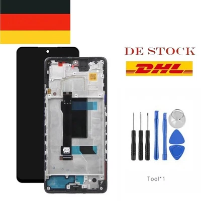 MARKENLOS Für Xiaomi Redmi Note 12 Pro 5G LCD OLED Display Touch Screen Assembly Rahmen DE