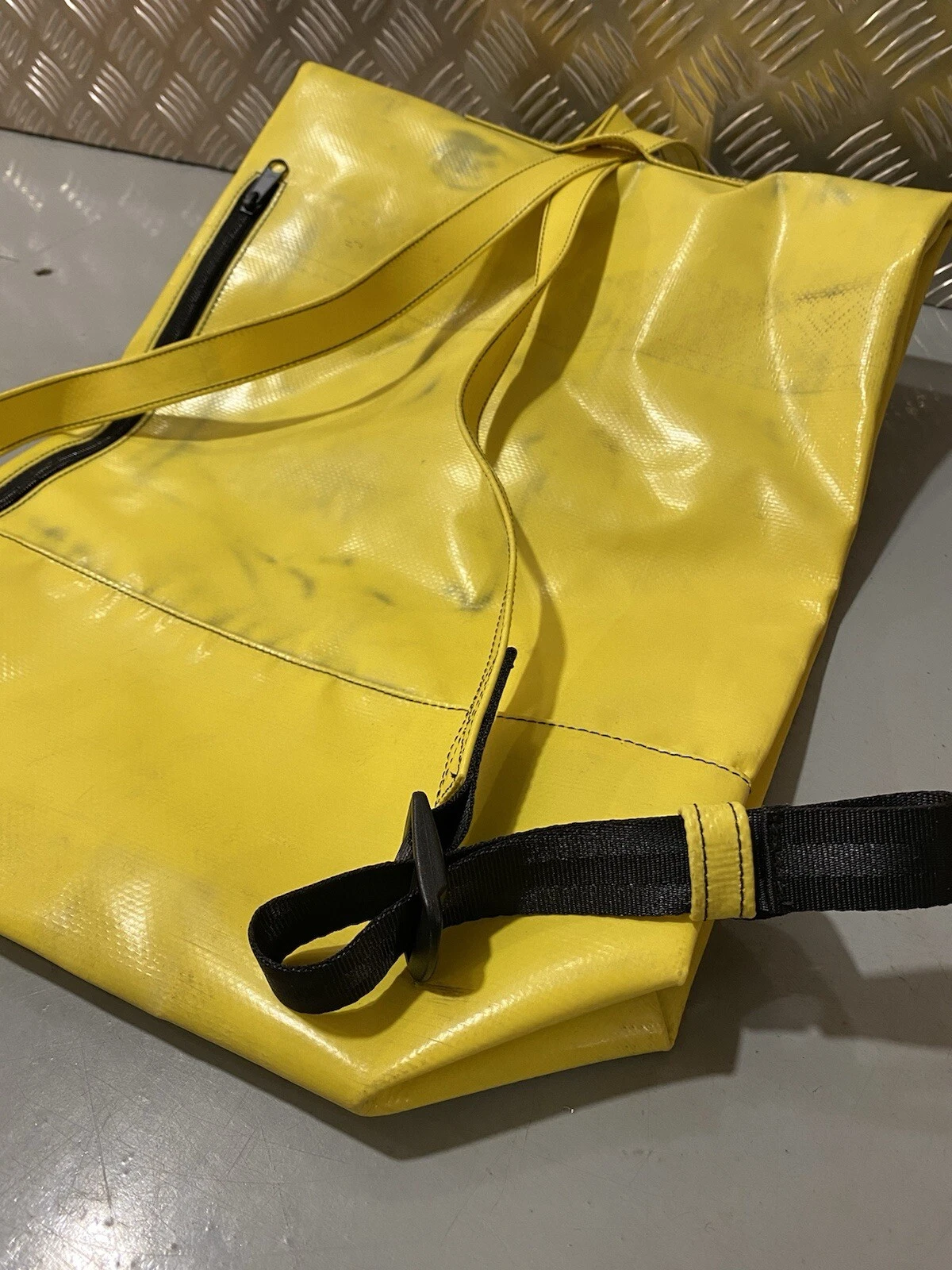 Freitag Kowalski F253 Yellow Truck Tarp Recycled Bag Brand New With Tags 6