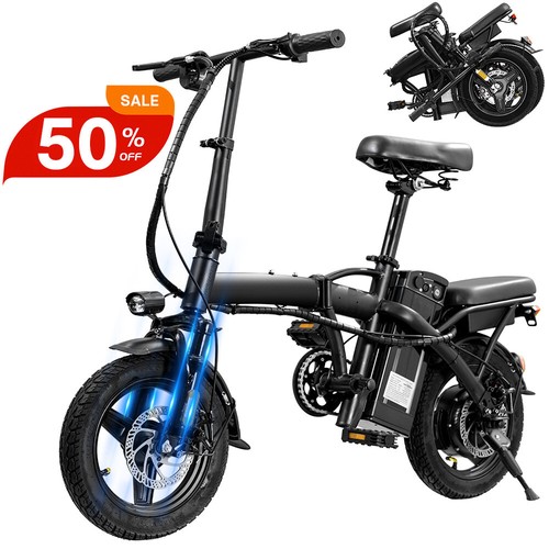 Adult Ebike 560W Foldable 36V 10AH Electric Bicycle E-scooters UL 2849 Certified