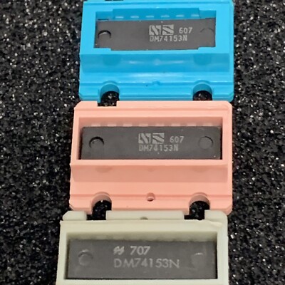 DM74153N NSC IC  Multiplexer, TTL/H/L Series, 2-Func, 4 Line Input, (LOT OF 3)