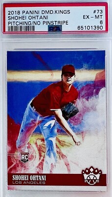 2018 Panini Diamond King Shohei Ohtani RC “Pitching No Pin Stripe
