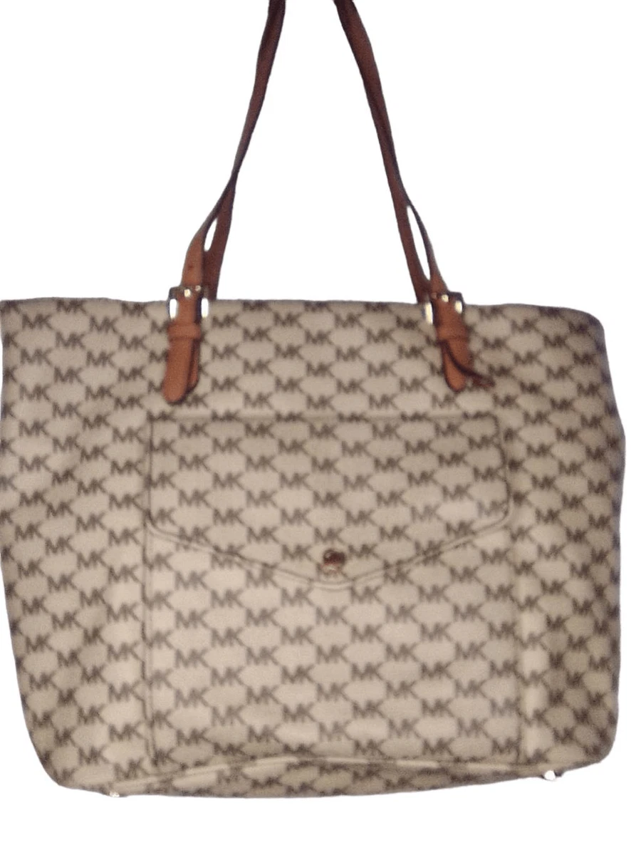 Michael kors best sale taupe tote bag
