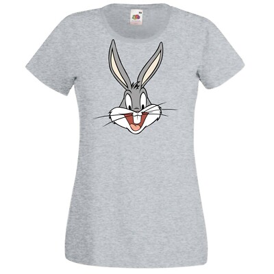 Youth Designz Bunny Bugs Damen T-Shirt Print Space Spruch Jam Lustig Logo Fun