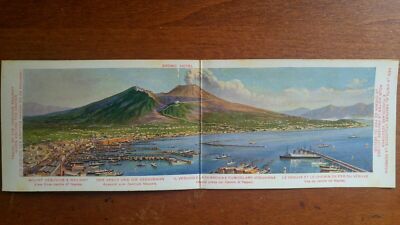NAPOLI mount Vesuvius Railway view from centre of naples