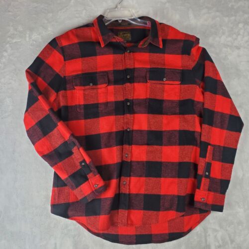 Lucky Brand Flannel Shirt Mens XL Buffalo Plaid B… - image 1