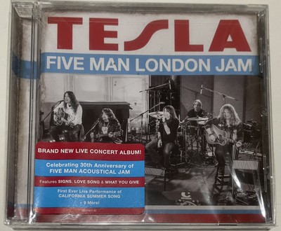 Tesla - Five Man London Jam - New & Sealed with Case Crack - FREE SHIP