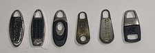 Lot of 6 Luggage Replacement Zipper Pulls k 