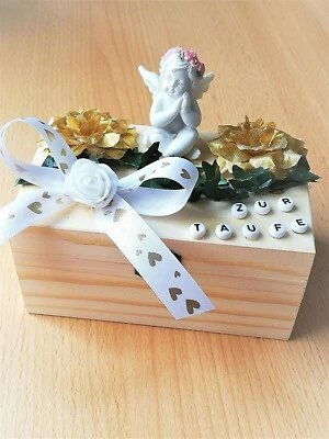 BABY-TRAUMLAND Geld o. Gutscheinbox, Geschenk zur Taufe