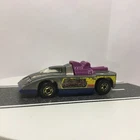 Hot Wheels MOTU Masters Of The Universe Malaysia Silver Purple Car 1980 VTG Used