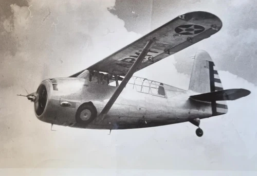 LARGE ORIGINAL WW2 COMPANY PHOTO CURTISS-WRIGHT US ARMY XF13C  25x16 cm