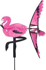 21" Pink Flamingo Spinner Garden Stake by Premier Kites & Designs