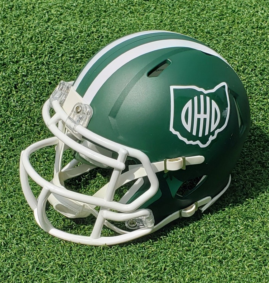 OHIO UNIVERSITY BOBCATS 2024 FOOTBALL MINI HELMET vs. AKRON eBay