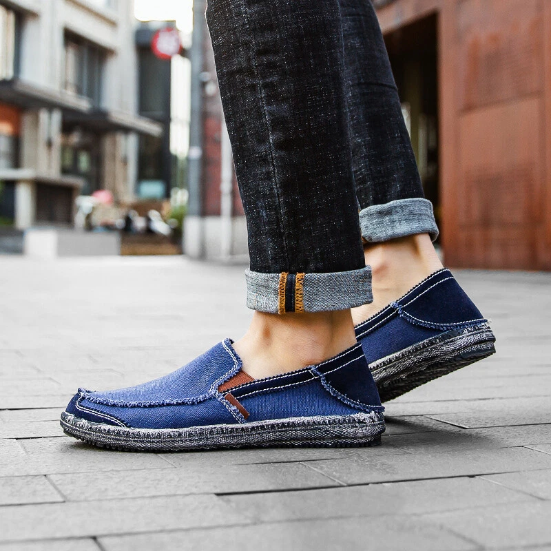 Canvas hotsell moccasins mens