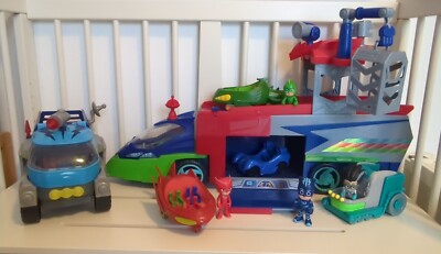 PJ Masks Figuren. PJ Masks Seeker Späher Truck, Mond Rover, Romeo Labor Auto 