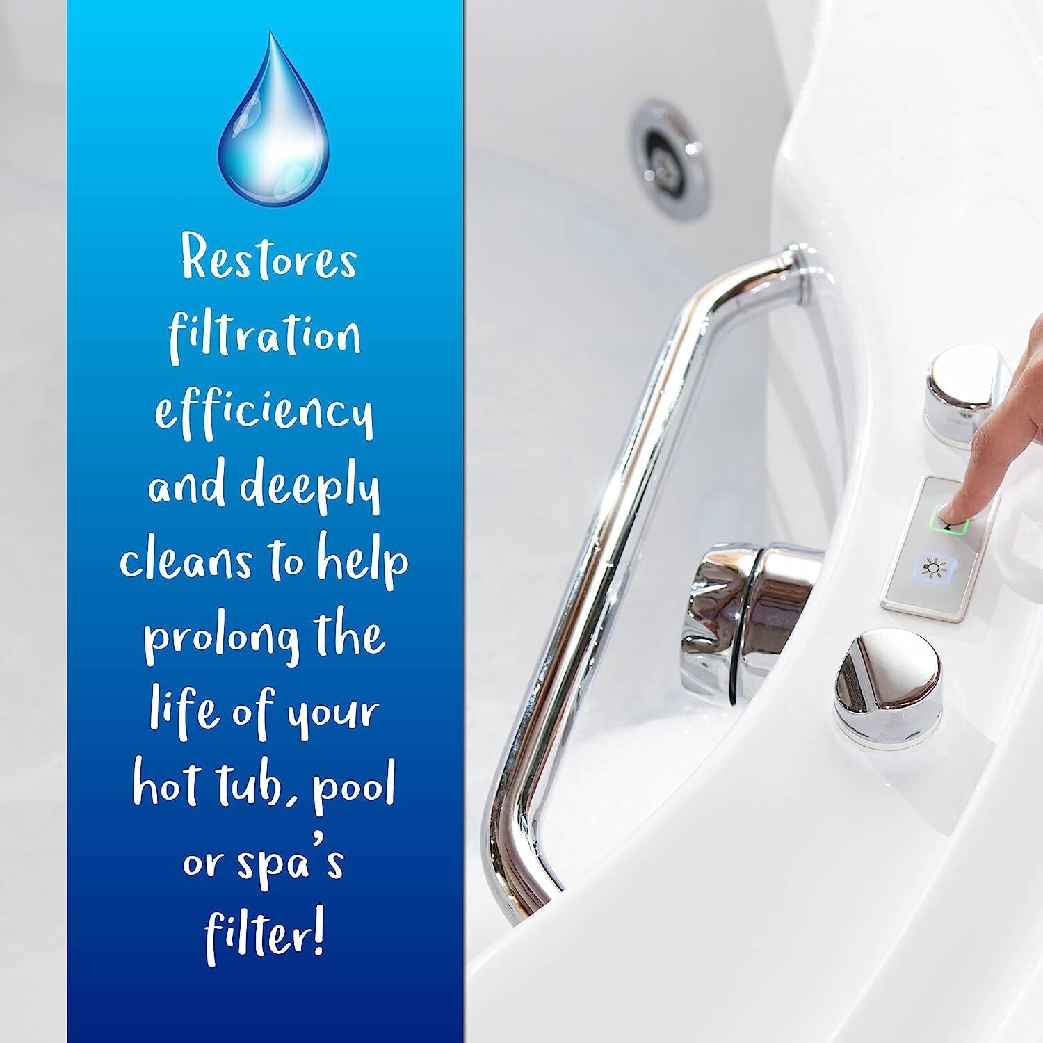 ProKleen Instant Hot Tub & Spa Filter Cleaner Spray 1l Improves