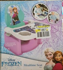 Disney Frozen Mealtime Booster Seat Infant Kids Feeding Set Girls Elsa Anna New