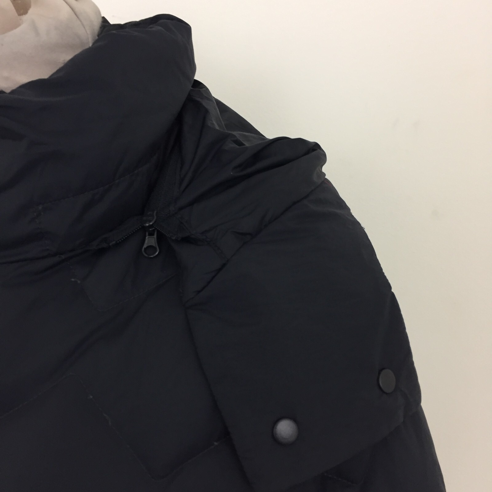 M&S Women's Jacket Size 18 Navy Blue Down Hood Stormwear Zip