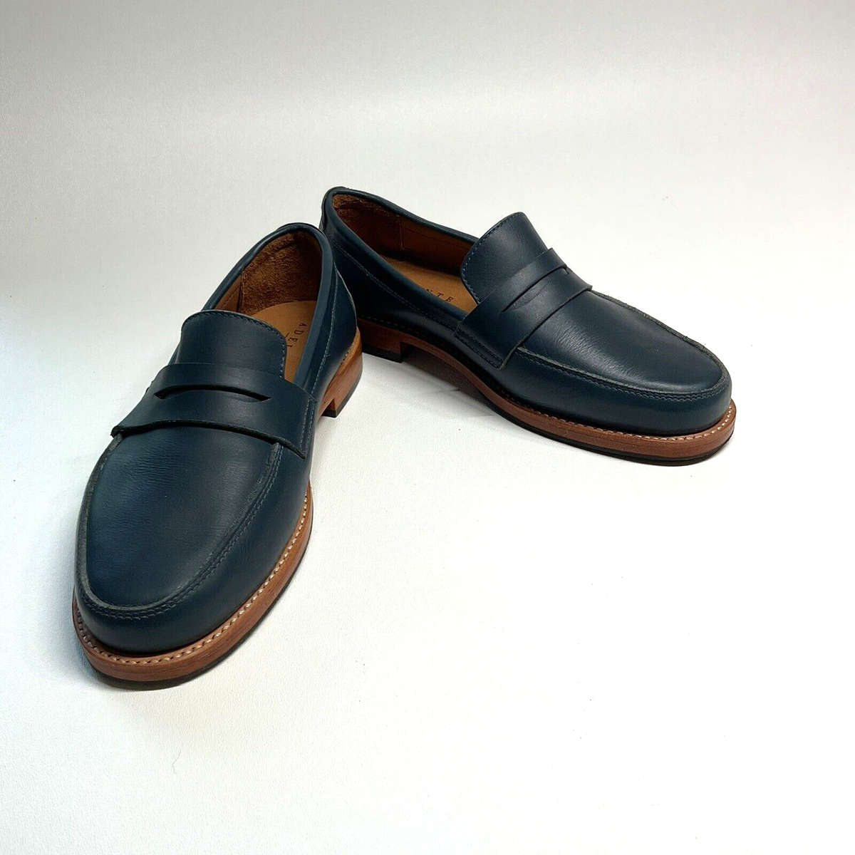 NEW Mens Leather Penny Loafers Adelante Shoe Co The Luca 