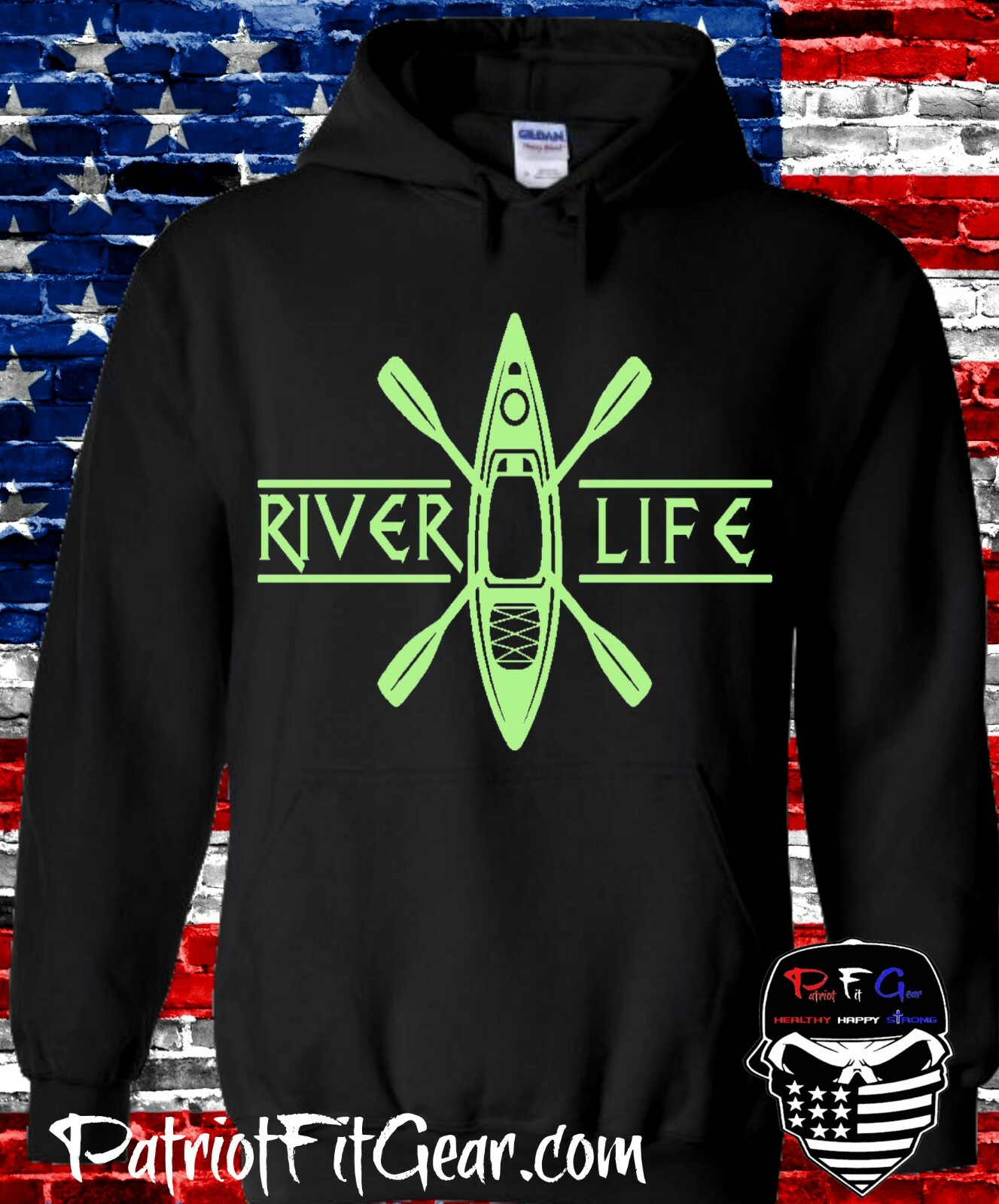 Hoodie,Kayaking,River Life,Yak Life,I Yak,Kayak,Kayak Flag,I Yak,Custom t-shirt-image
