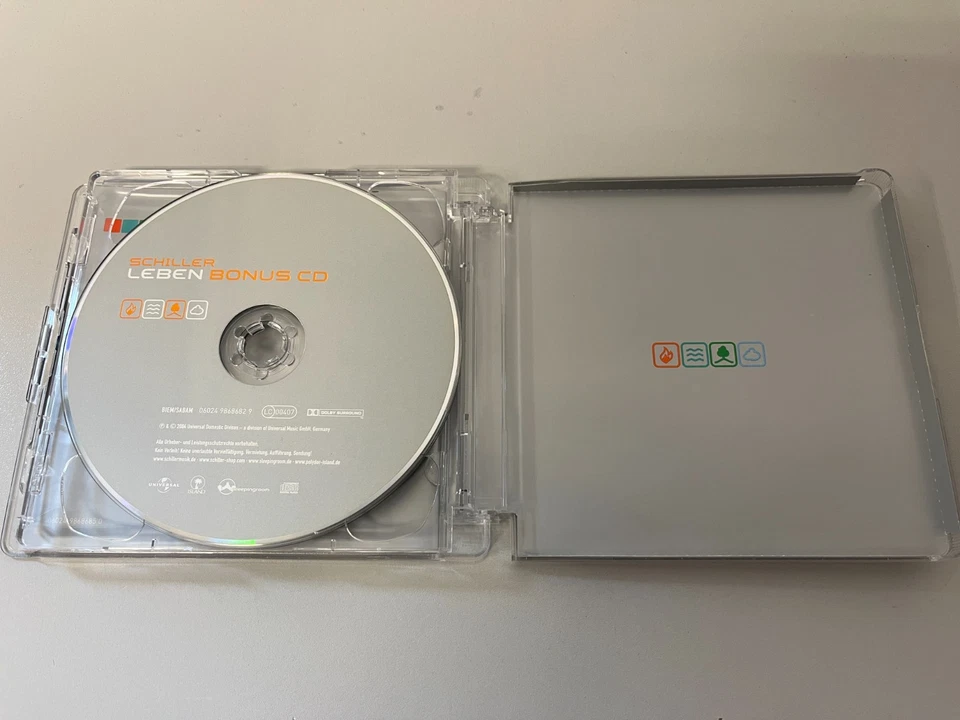 Schiller – Leben (Deluxe Edition) 2 CD´s © 2004 - incl. Bonus CD / Remixes - Bild 3 von 4