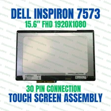 Dell Inspiron 15 7573 Lcd Touch Screen Assembly 15.6" FHD 1920x1080 30 Pin
