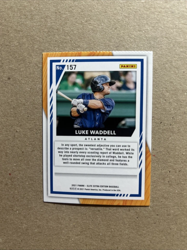 2021 Panini Elite Extra Edition - Luke Waddell #157 /999 (RC) - Image 2 of 2