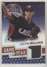 2015 Panini Stars and Stripes Game Gear Longevity Platinum /5 Justin Bullock v7j
