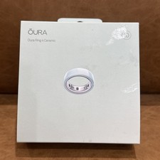 Oura Ring Gen 4, Ceramic Size 10 Activity Tracker Tide Green