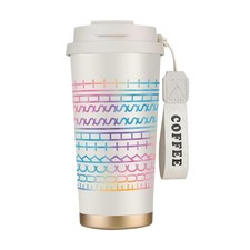 Funny Hidden Message Coffee Mug, 18 oz Insulated Mug, F This S Coffee Cup, Gi...