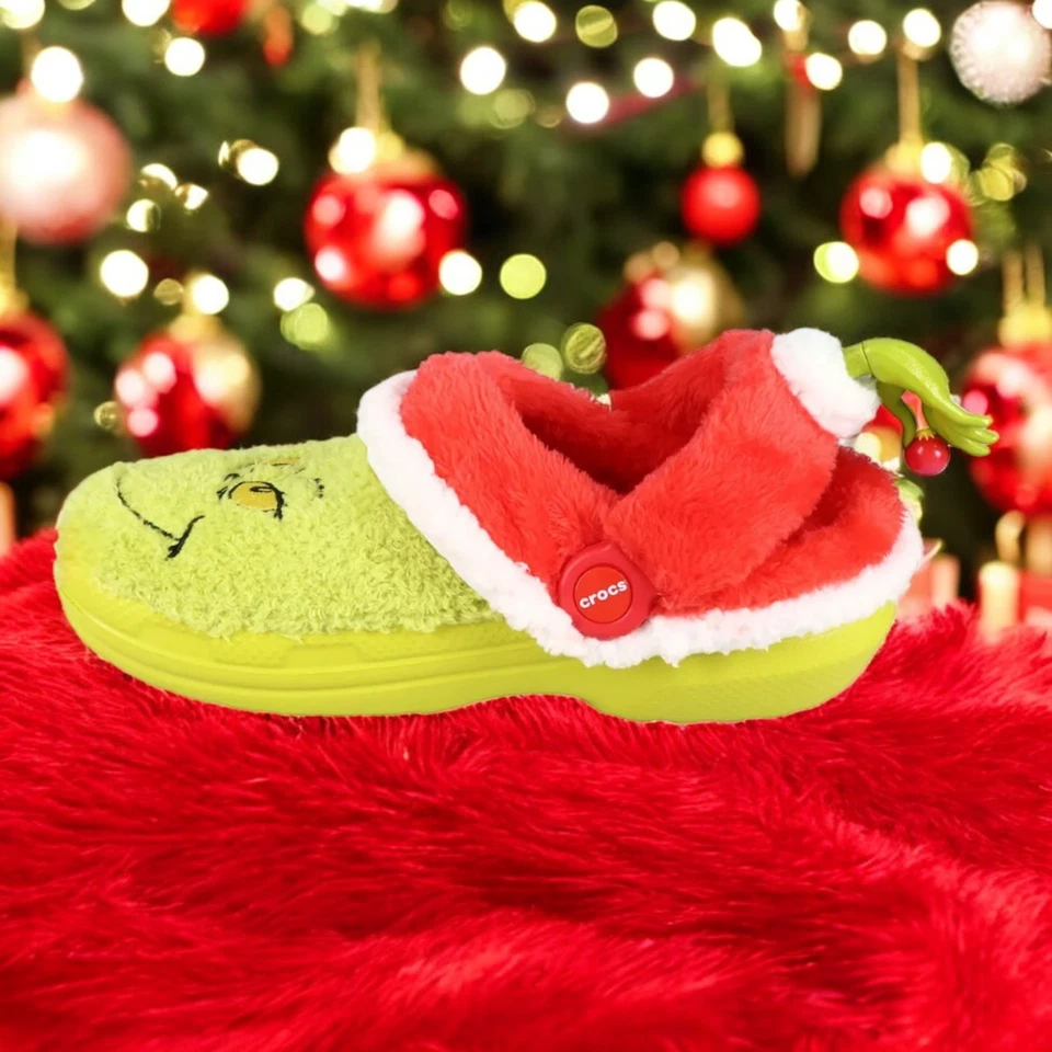Crocs The Grinch Lined Clog 2025 | ALL ADULT SIZES | Christmas  - Image 4 of 4