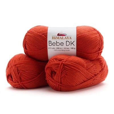 Himalaya Yarn Bebe DK Bag of 3 ''Pumpkin''.